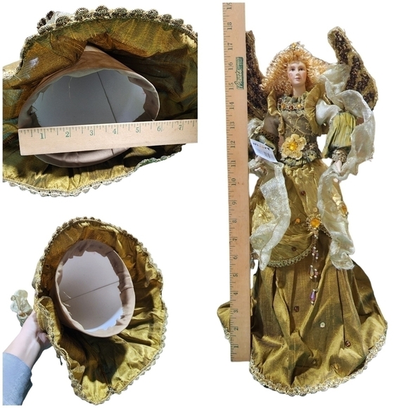 Vtg InArt Large Angel whimsical decor tree topper Thailand - Picture 1 of 14